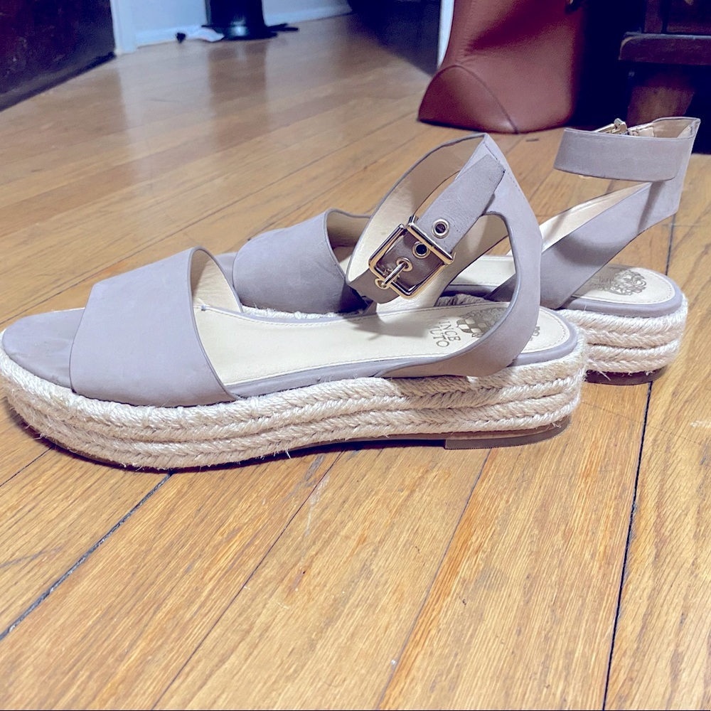 Vince Camuto Mauve Platform Sandals